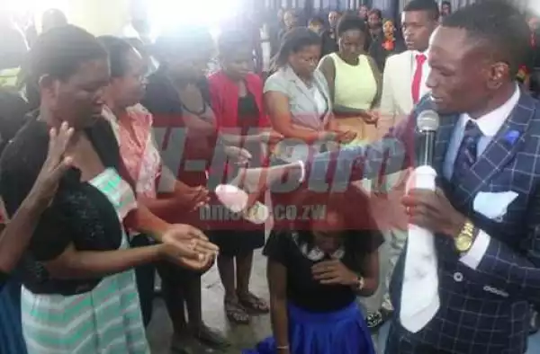 End Time Pastor Equates Power of Jik to Blood of Jesus as He Washes Members